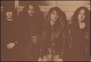 left : Craig Chaisson, Ray Gillen, Eric Singer and Jake E. Lee